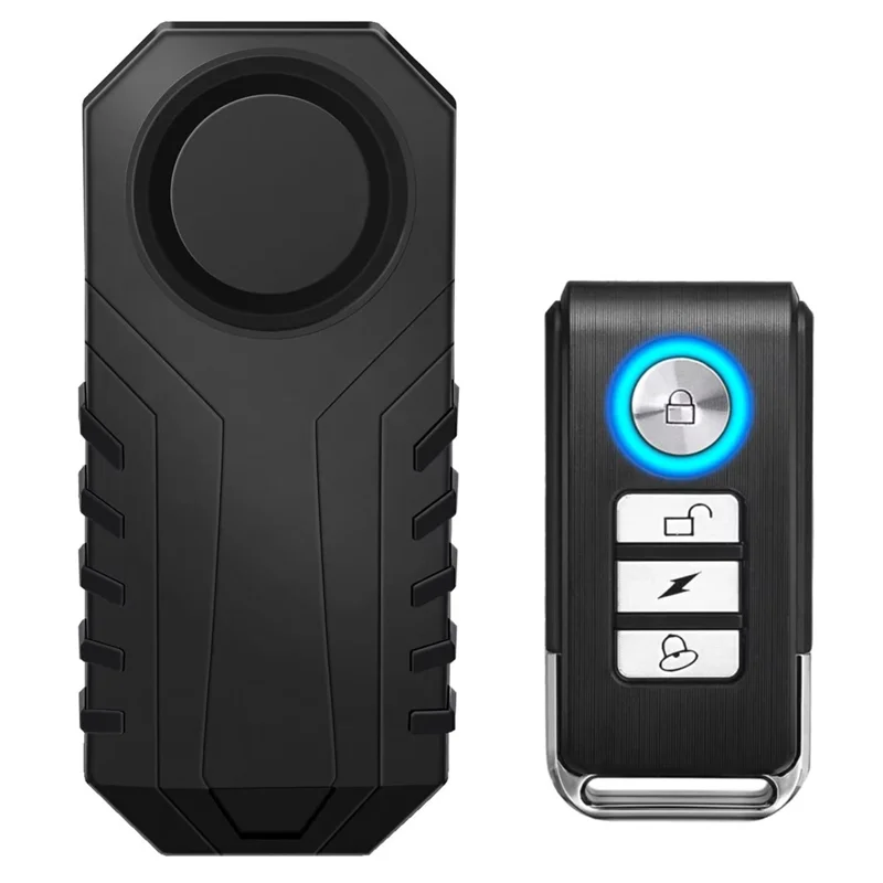 SF22R+03C Wireless Anti Theft Alarm System for Motorcycle Bicycle Remote Control Vibration Detection Device