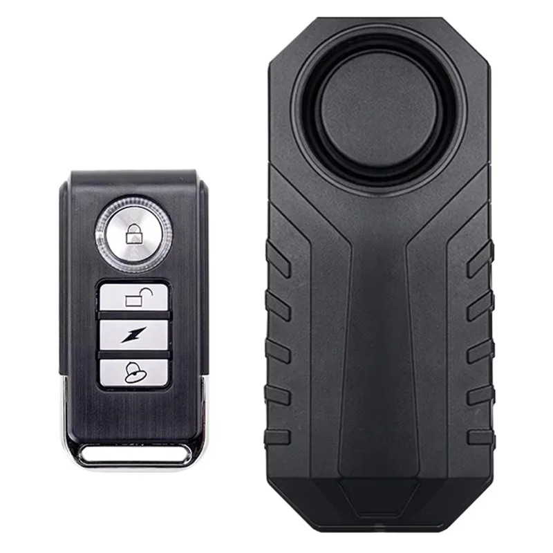 SF22R+03C Wireless Anti Theft Alarm System for Motorcycle Bicycle Remote Control Vibration Detection Device
