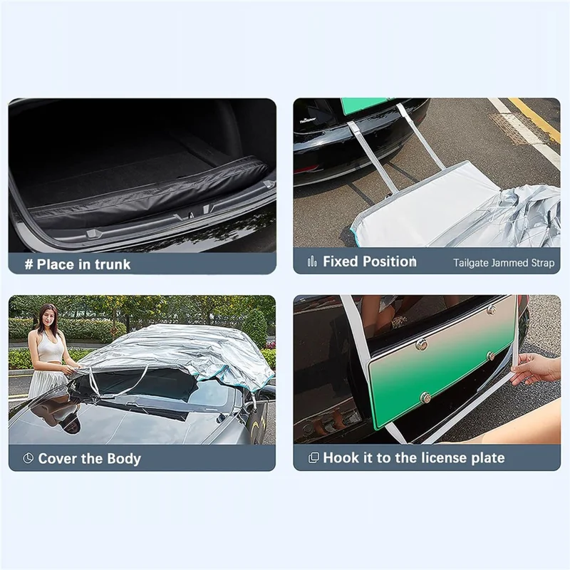 Size M For SUV 210D Oxford Fabric Waterproof Cover Sun Snow Protection Elastic Car Cover
