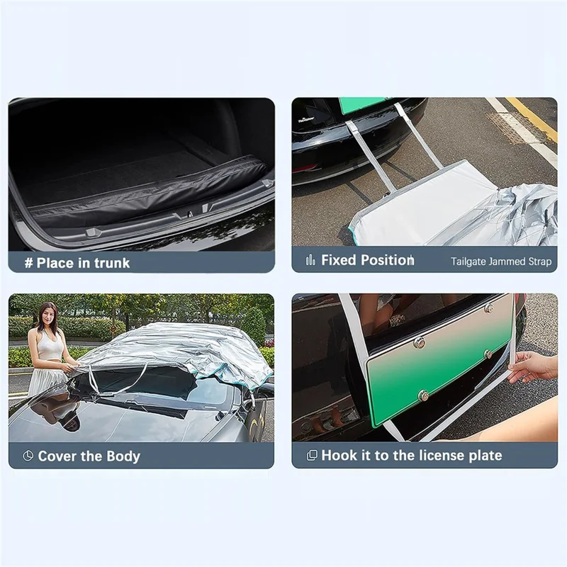 Size M For Sedan 210D Oxford Fabric Waterproof Cover Sun Snow Protection Elastic Car Cover