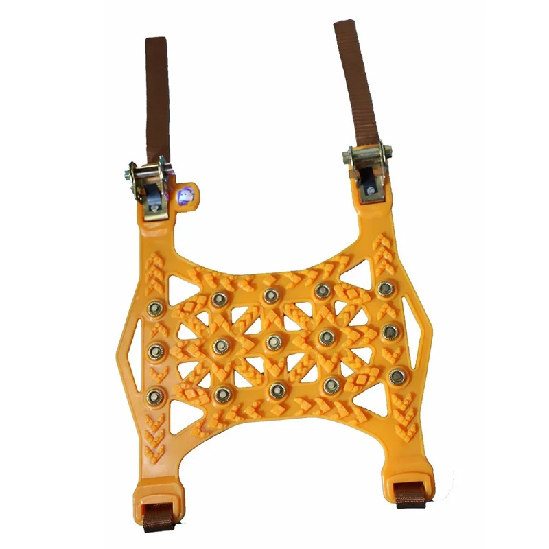 6Pcs Car Tire Snow Chains Anti Skid Emergency Traction Chain for Improved Driving Safety