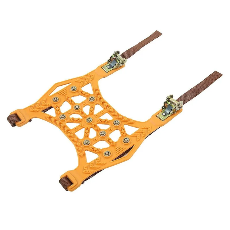 6Pcs Car Tire Snow Chains Anti Skid Emergency Traction Chain for Improved Driving Safety