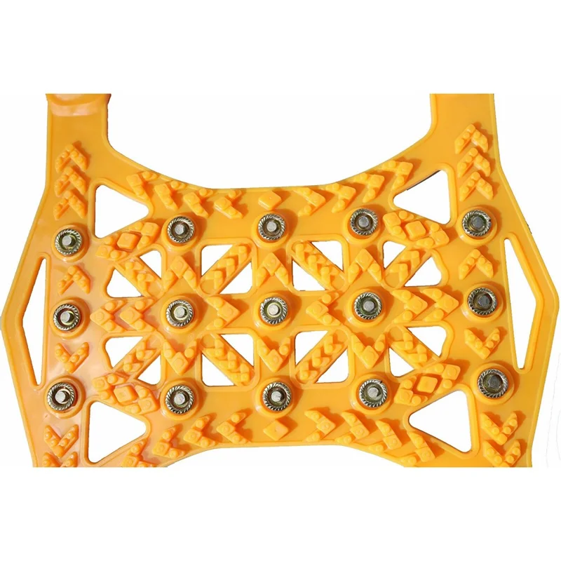 6Pcs Car Tire Snow Chains Anti Skid Emergency Traction Chain for Improved Driving Safety