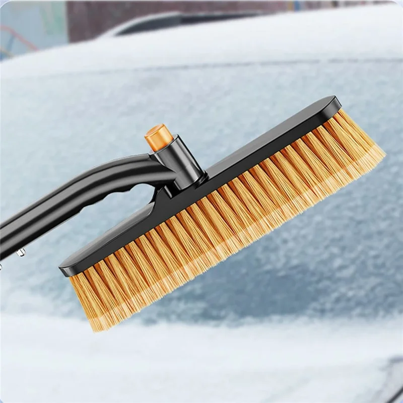 ST-3909 360 Degree Rotatable Car Snow Brush Ice Scraper 2 in 1 Winter Windshield Cleaner for Vehicles