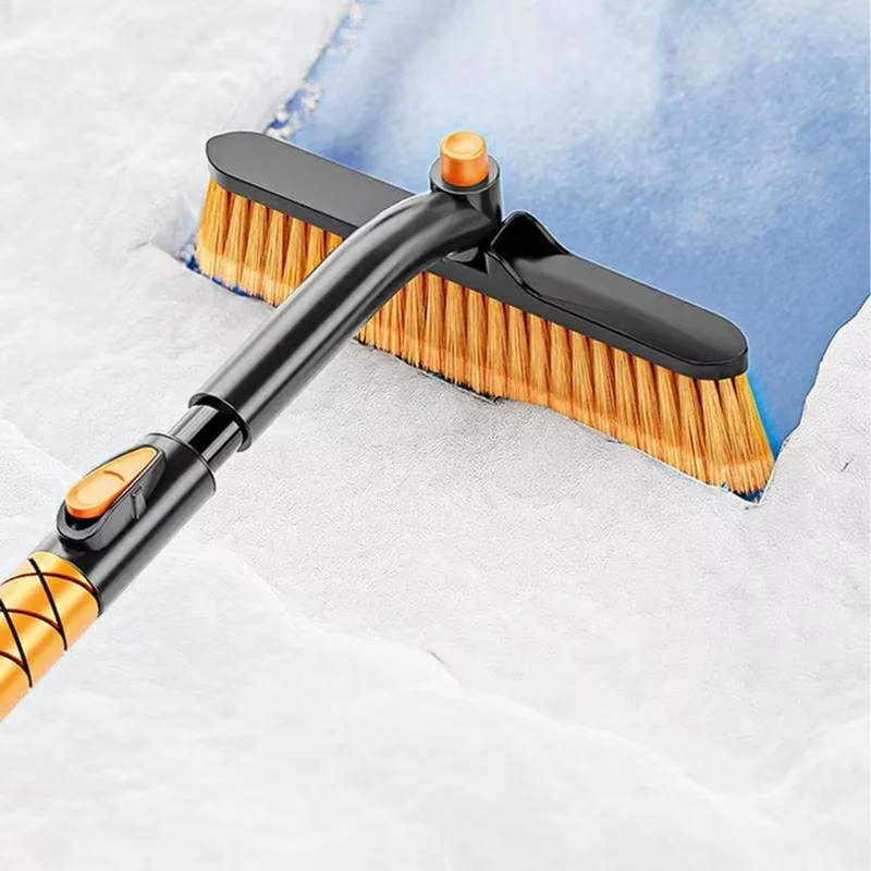 ST-3908 Telescopic handle Windshield Cleaner for Vehicles 2 in 1 360 Degree Rotatable Car Snow Brush Ice Scraper