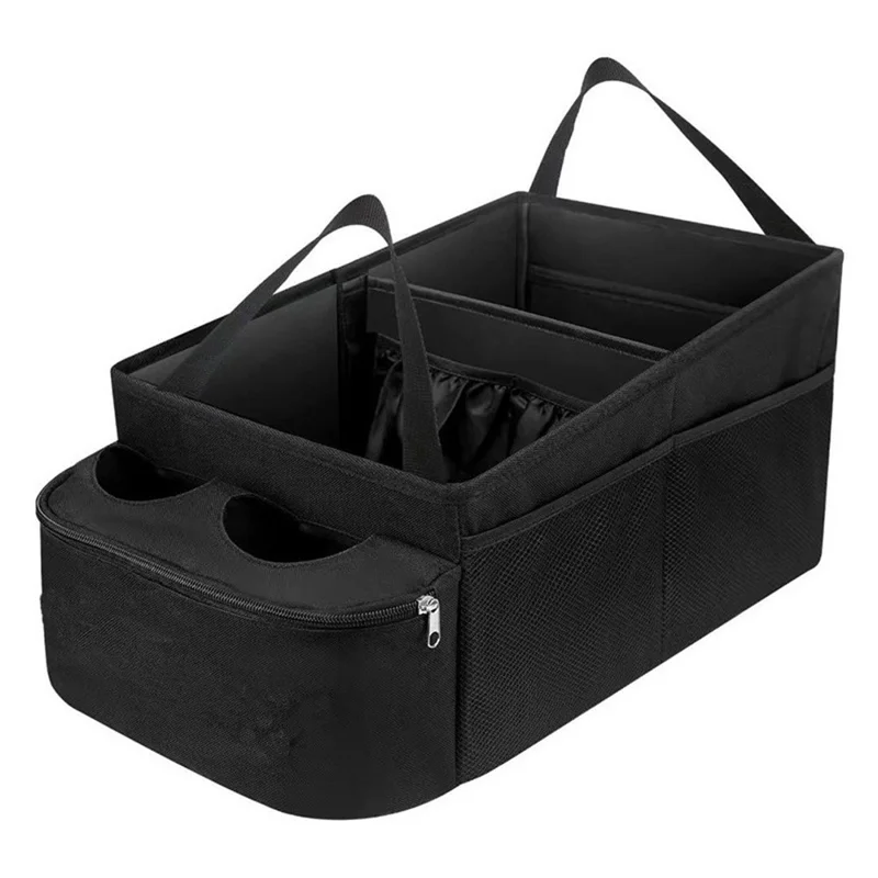 Multi Pocket Car Trunk Organizer Large Capacity Foldable 600D Oxford Fabric Storage Box