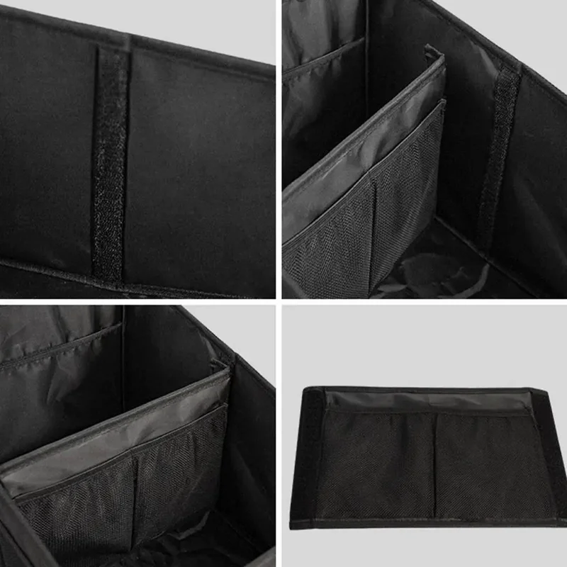 Multi Pocket Car Trunk Organizer Large Capacity Foldable 600D Oxford Fabric Storage Box