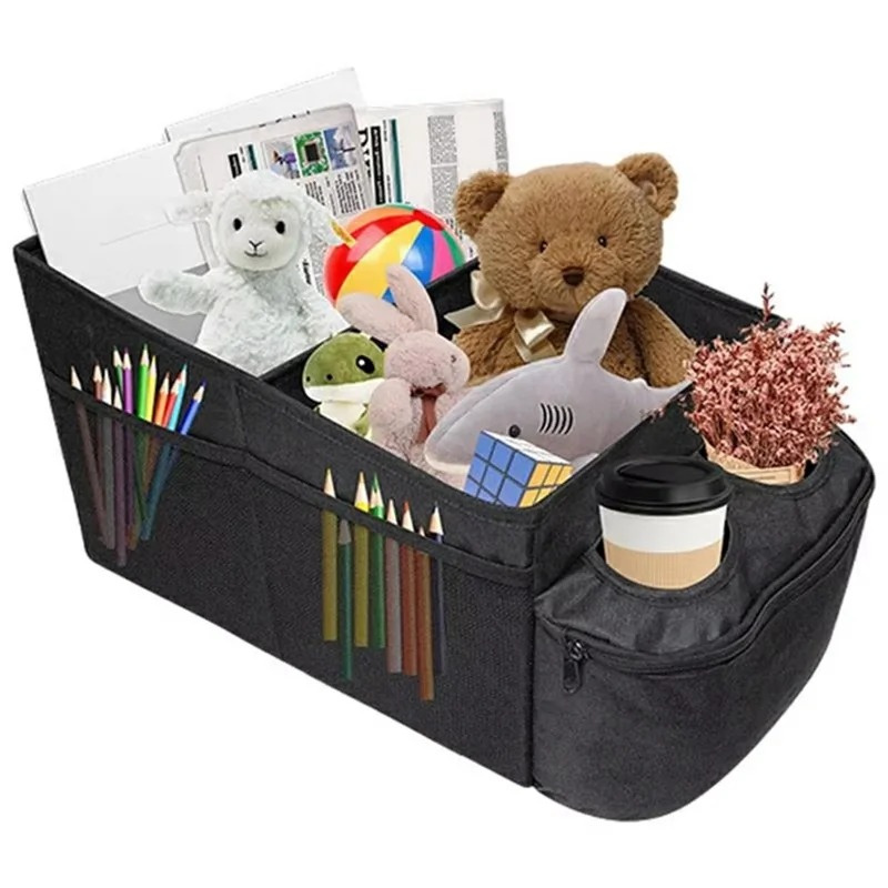 Multi Pocket Car Trunk Organizer Large Capacity Foldable 600D Oxford Fabric Storage Box