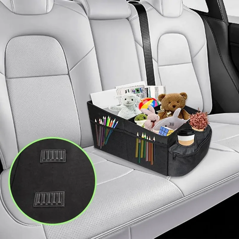 Multi Pocket Car Trunk Organizer Large Capacity Foldable 600D Oxford Fabric Storage Box