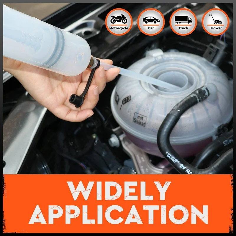 500CC Car Oil Fluid Extractor Transparent Manual Oil Suction Pump Oil Transfer Change Pump