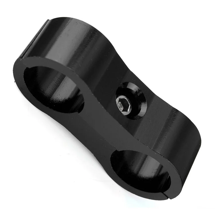 F08129-4 4PCS AN4 Aluminiumlegierungskraftstoffleitungsmontage-klemmschlauchadapter