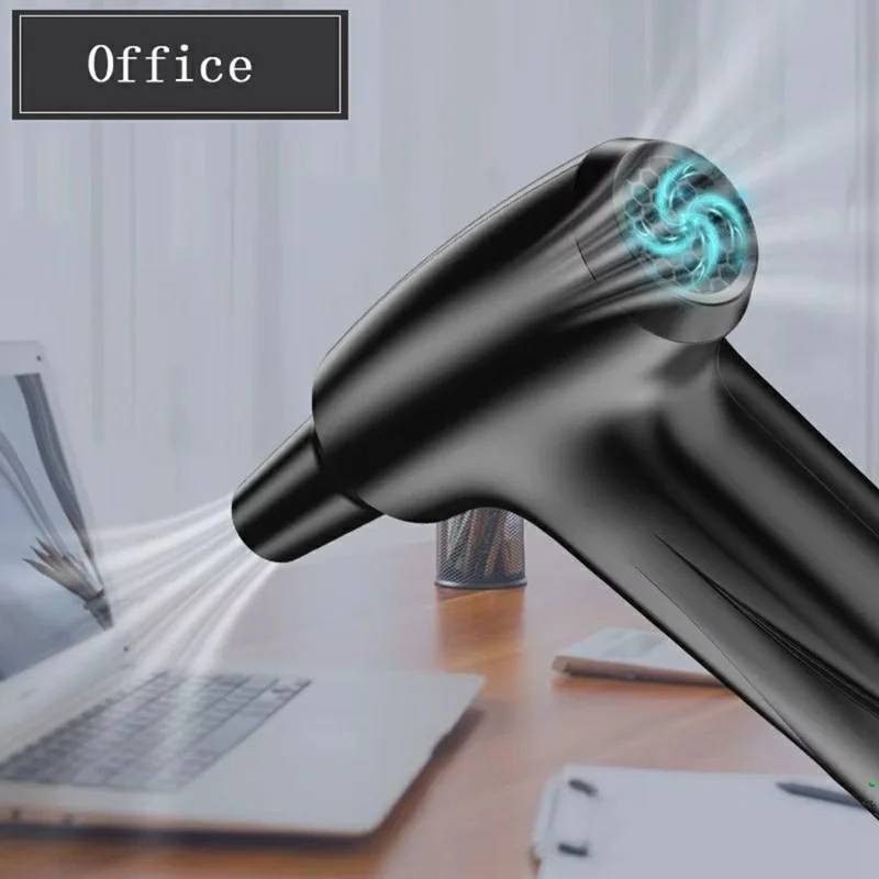 K9413A 80000RPM 7.4V High Power Violent Fan 3 Speeds Handheld Dust Blower for Computer Keyboard