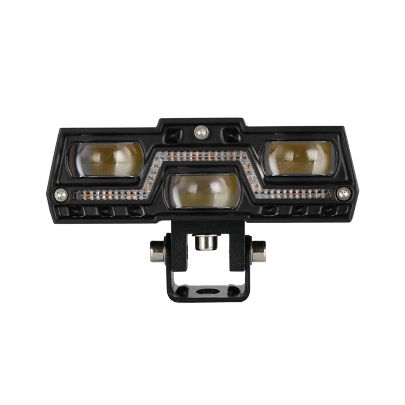 45W LED Headlight Spotlight with DRL for Car / Motorcycle Yellow White LED Light IP67 Waterproof