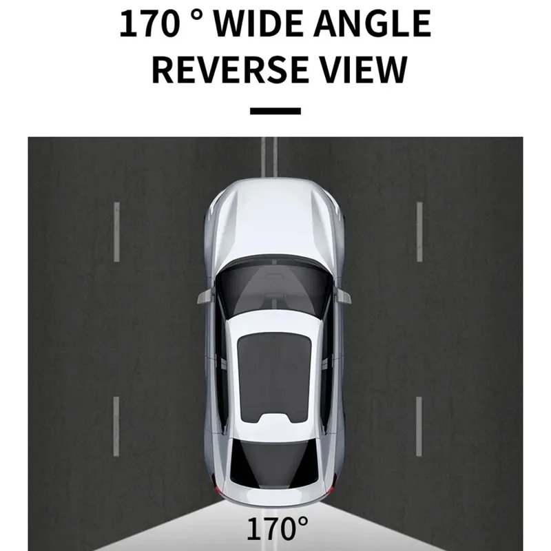 Europejska Ramka Tablicy Rejestracyjnej z 12-LED Kamerą Wsteczną AHD 1080P z Szerokim Kątem Widzenia do Parkowania