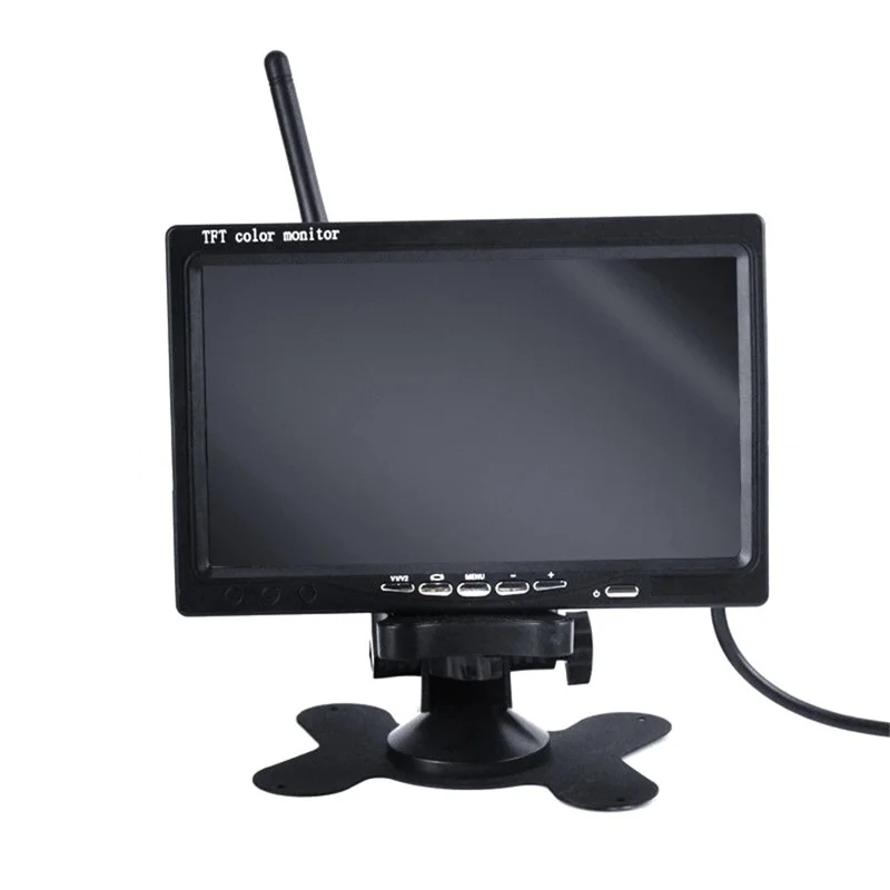7 Inch Wireless Backup Camera System for Bus IP67 Waterproof Rear View Night Vision LCD Monitor