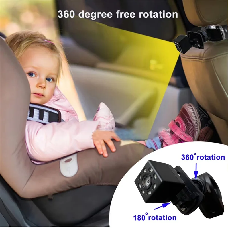 Foldable 4.3 Inch Screen HD 1080P Baby Car Rearview Monitor with Wide Angle Infrared Night Vision Camera