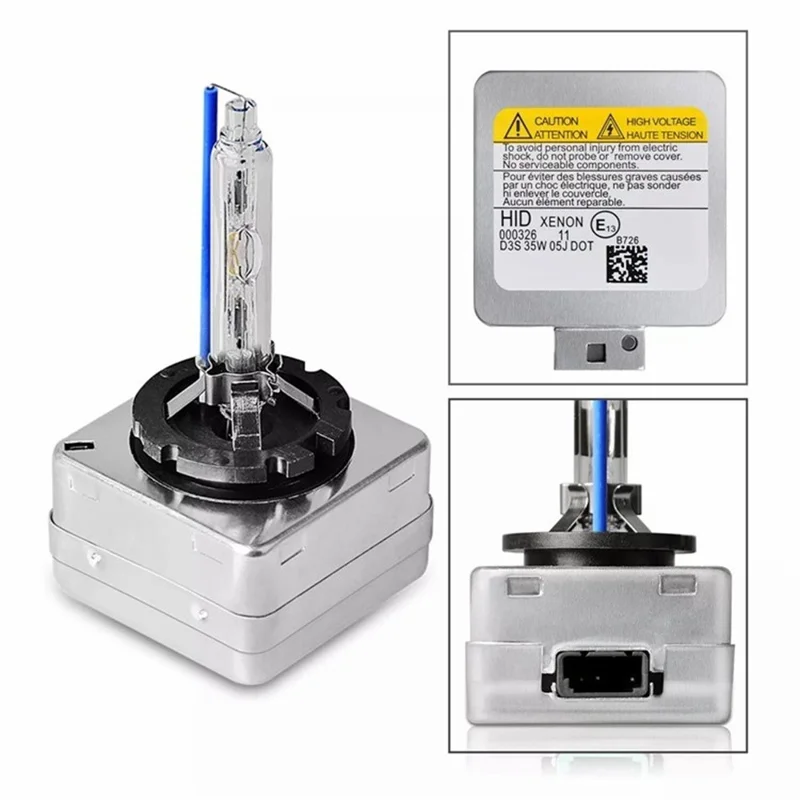 D3S 2 szt. 4300K reflektor samochodowy, ultra jasne żarówki ksenonowe, wysoka skupiona, wodoodporna lampa HID IP68