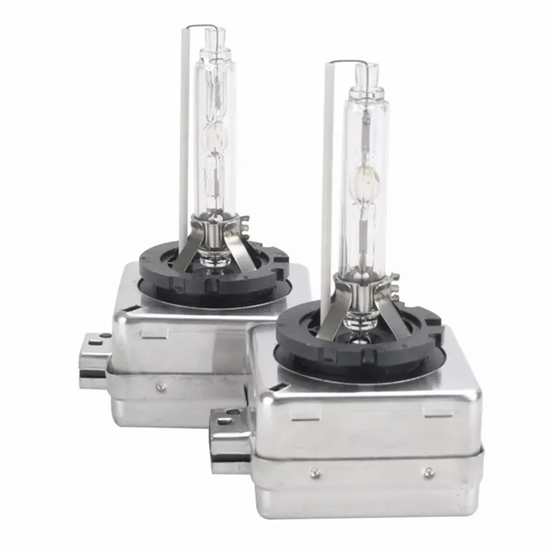 D1S 2Pcs 4300K Xenon HID Headlight Bulbs IP68 Waterproof High Brightness Automotive Front Lamp