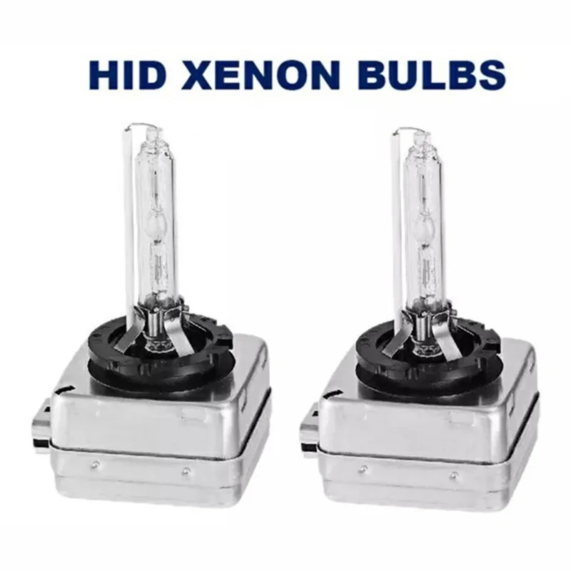 D1S 2Pcs 4300K Xenon HID Headlight Bulbs IP68 Waterproof High Brightness Automotive Front Lamp