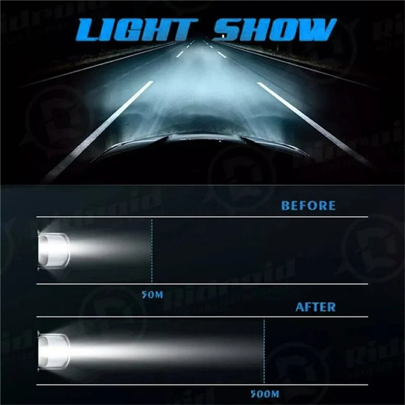 D1S 2Pcs 4300K Xenon HID Headlight Bulbs IP68 Waterproof High Brightness Automotive Front Lamp