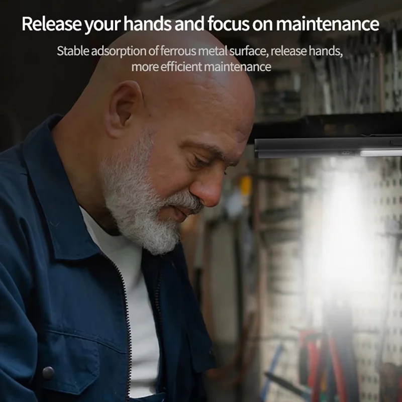 IPX4 vandtæt mini penlygte til camping, arbejde, reparation, 6 tilstande, udendørs, magnetisk lommelygte - grøn