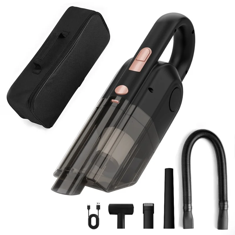 Portable 12000Pa Vacuum Cleaner for Car Home Strong Suction Cordless Handheld Cleaning Machine