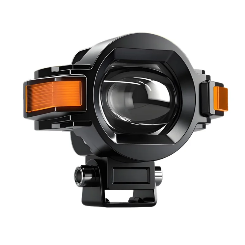 M15 2Pcs Motocicleta Lâmpada Auxiliar IP68 À Prova d'Água Brilho Alto Alumínio Liga LED Holofote DRL