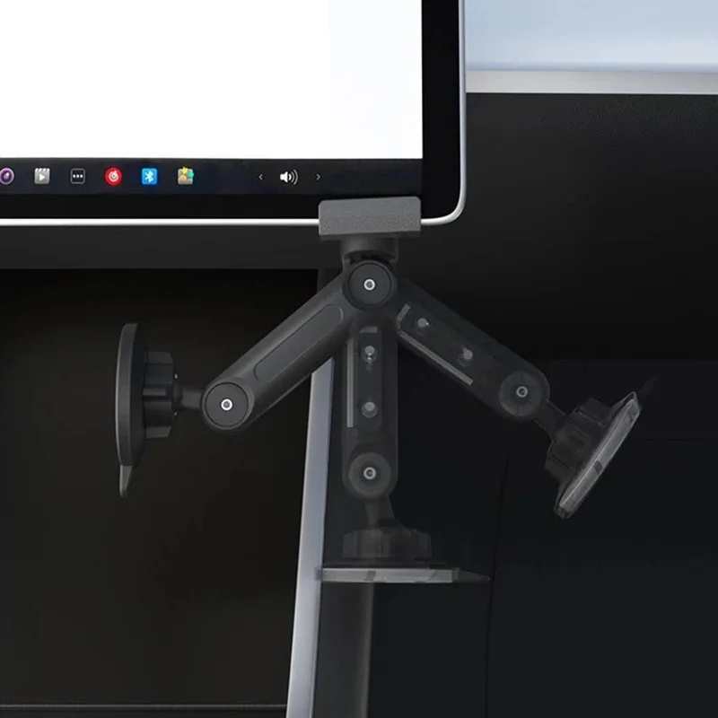 LD-TS1-M4 Para Tesla Model 3 / Y Central Control Screen Magnetic Cell Phone Holder Car 15W Wireless Charger Adjustable Phone Mount