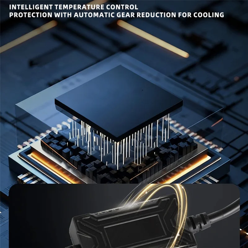 30W LED Motorcycle Headlight 3 Color Modes IP67 Waterproof Die Cast Aluminum Front Lamp