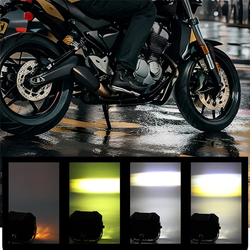 Projecteur LED Haute Puissance 70W Étanche IP67 en Aluminium Moulé Sous Pression Phare de Moto