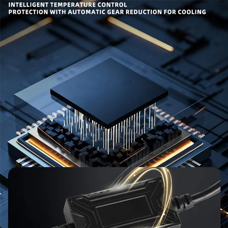 Projecteur LED Haute Puissance 70W Étanche IP67 en Aluminium Moulé Sous Pression Phare de Moto