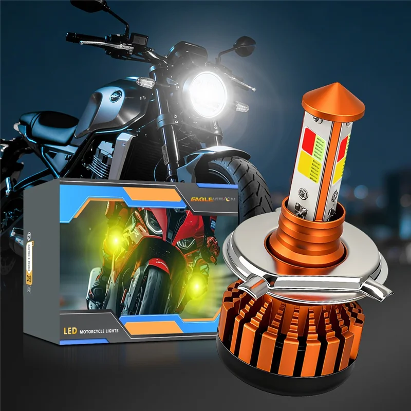 C01 Yellow White Blue Red Multi Color LED Spotlight IP67 Waterproof Aluminum Alloy Motorcycle Headlight