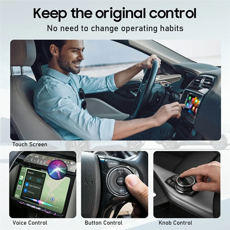 Wired to Wireless Carbitlink Adapter Wireless Car Play Android Auto Adapter Box