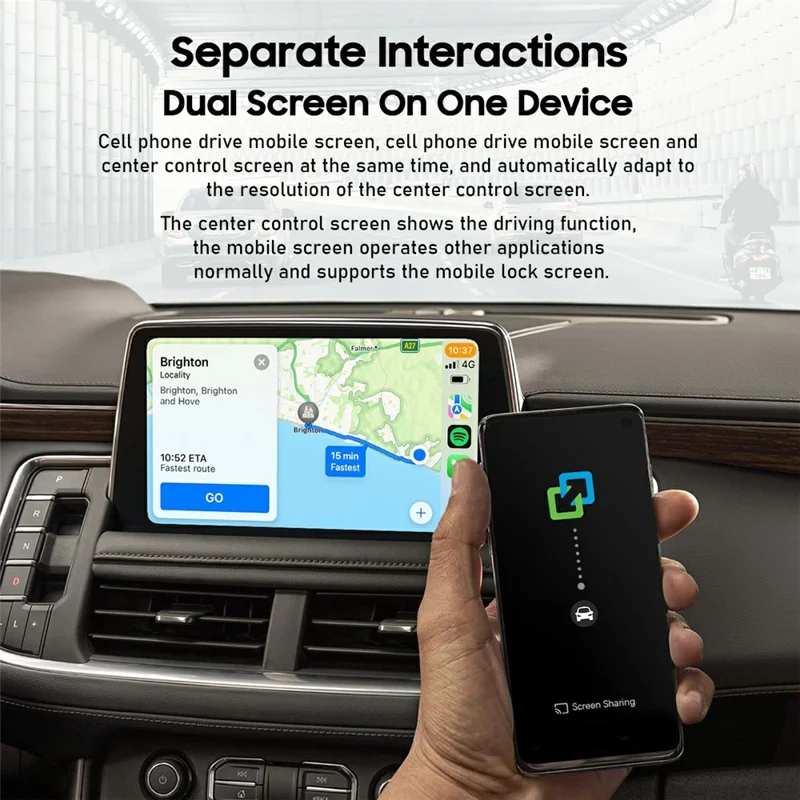 Wired to Wireless Carbitlink Adapter Wireless Car Play Android Auto Adapter Box