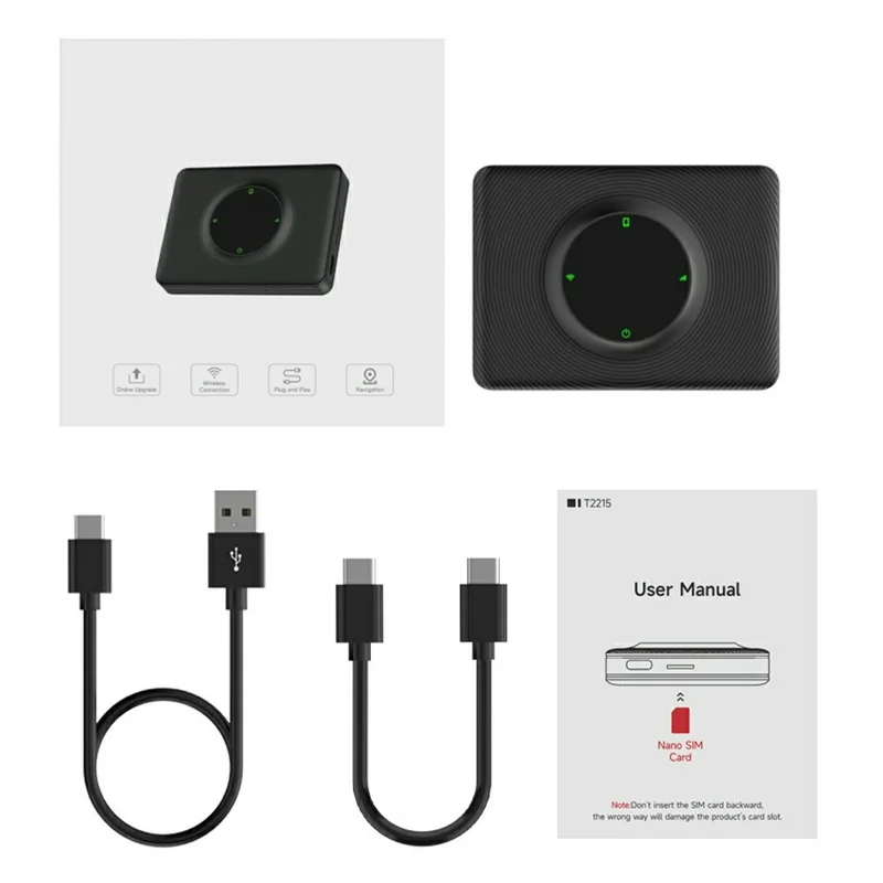 CPC200-T2C Wireless Car Play / Android Auto Adapter WiFi Bluetooth-Compatible for Tesla Model 3 / X / Y / S Waze