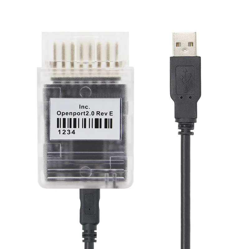 OpenPort 2.0 Strumento di Diagnosi per Auto per Ottimizzazione ECU Flash OBD / OBD2, Scanner J2534 con Disco di Registrazione