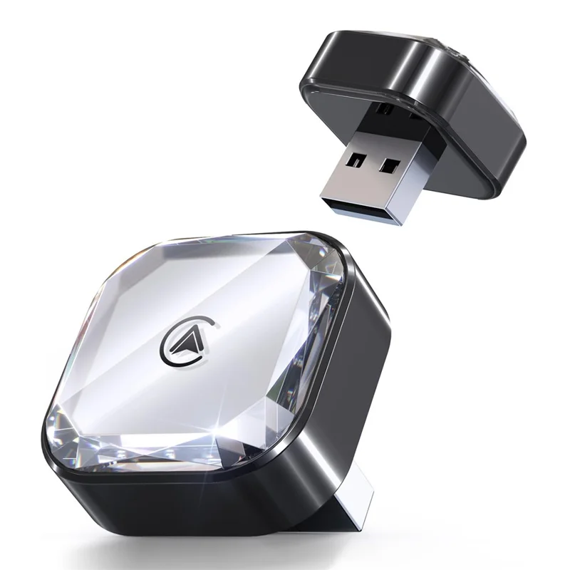 Adaptador inalámbrico Car Play / Android Auto 2 en 1, convertidor de cableado a inalámbrico para vehículos con Car Play / Android Auto integrado