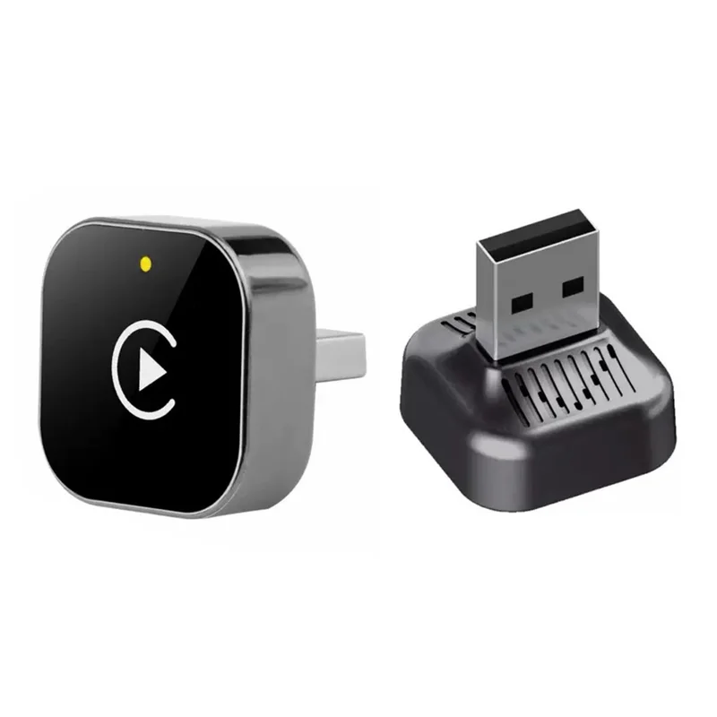 M68 2-in-1 AI-Box Wireless Car Adapter für CarPlay / Android Auto Fahrzeuge, Kabelloser Konverter von Drahtgebunden auf Drahtlos