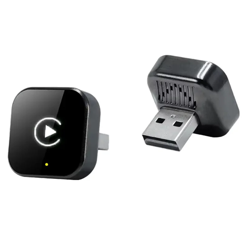 M68 2-in-1 AI-Box Wireless Car Adapter für CarPlay / Android Auto Fahrzeuge, Kabelloser Konverter von Drahtgebunden auf Drahtlos