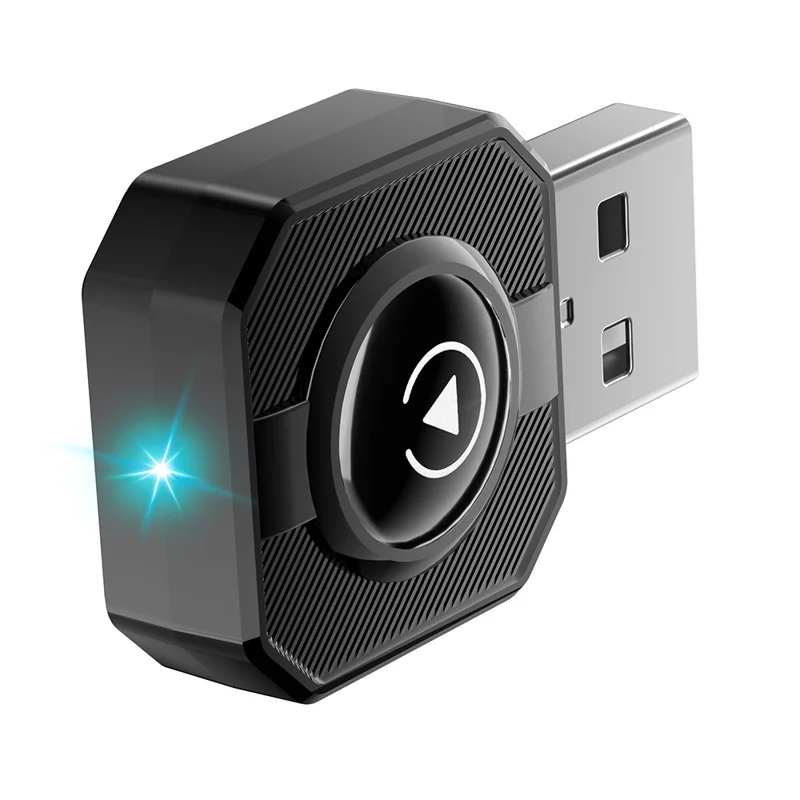 M32 2 in 1 AI Box Wireless Car Adapter for Car Play / Android Auto Vehicles Wired to Wireless Converter - Black