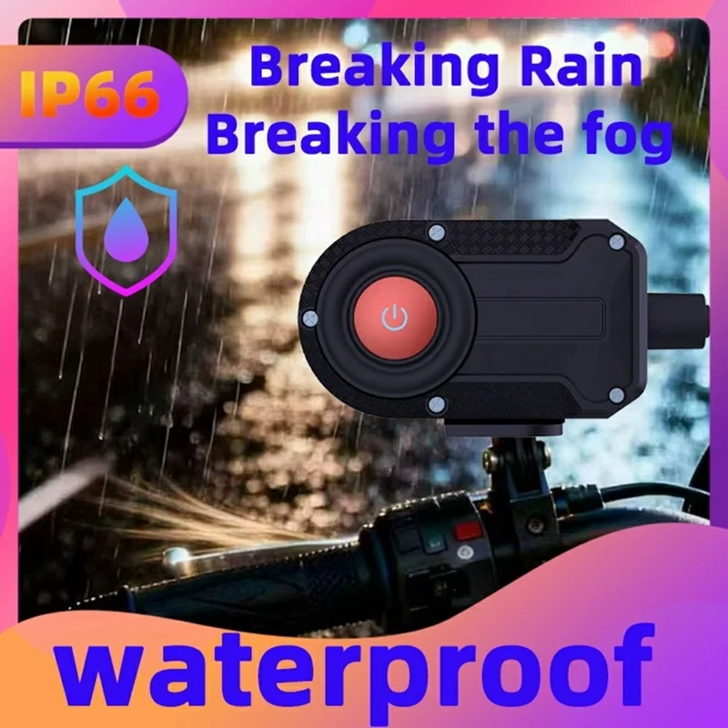 1080P HD Motorcycle Dash Cam IP66 Waterproof 170 Degree Wide Angle WiFi Camera for Riding Recording