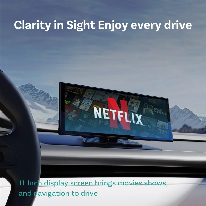 2GB + 32GB Wireless Car Play Android Auto Car Navigation 11.4 Inch Smart Car Display Screen