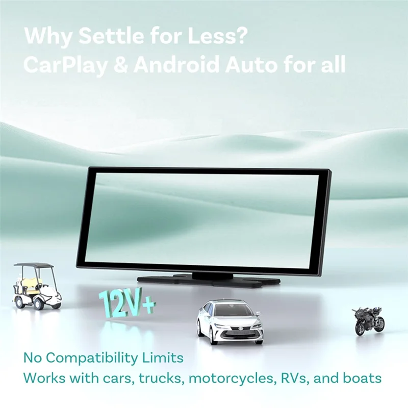 2GB + 32GB Wireless Car Play Android Auto Car Navigation 11.4 Inch Smart Car Display Screen