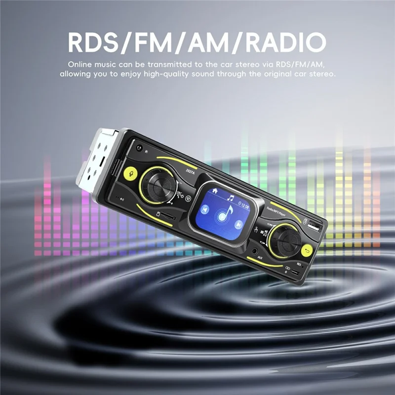 2027A 2.17 Дюймовый Сенсорный Экран Однодиновый Автомобильный Мультимедийный Проигрыватель Bluetooth FM / AM Радио с Управлением с Рулевого Колеса