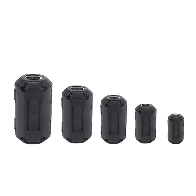 A3972 25PCS 3.5mm / 5mm / 7mm / 9mm Anti-interference Degaussing Ring Cable Clip Core Noise Suppressor Filter