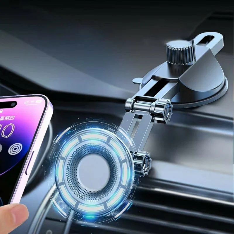 Car Mount Magnetic Phone Holder Dashboard Windshield Horizontal Vertical Creative Phone Navigation Stand