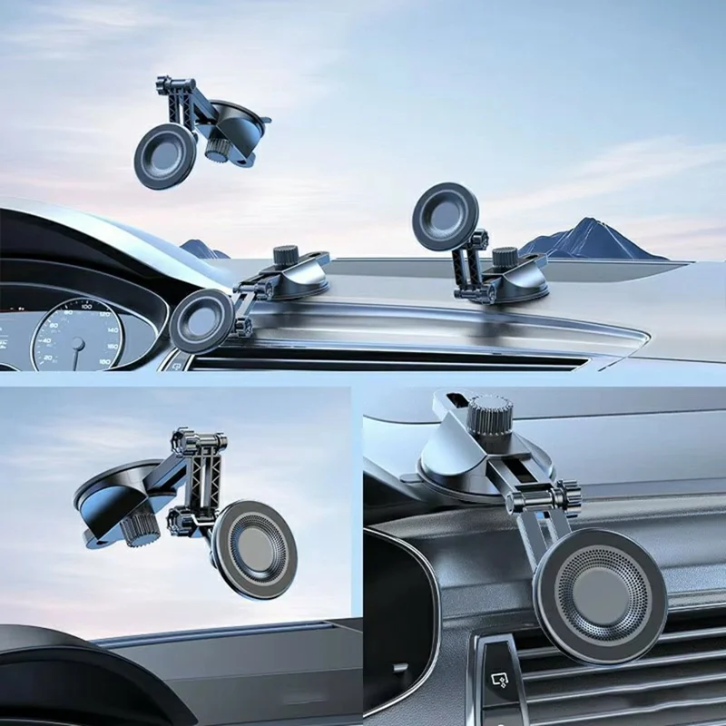 Car Mount Magnetic Phone Holder Dashboard Windshield Horizontal Vertical Creative Phone Navigation Stand