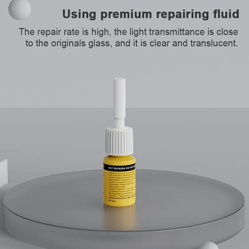 Инструмент для точечного ремонта лобового стекла автомобиля, набор для ремонта ветрового стекла с воздушным насосом, средство для восстановления стеклянных окон
