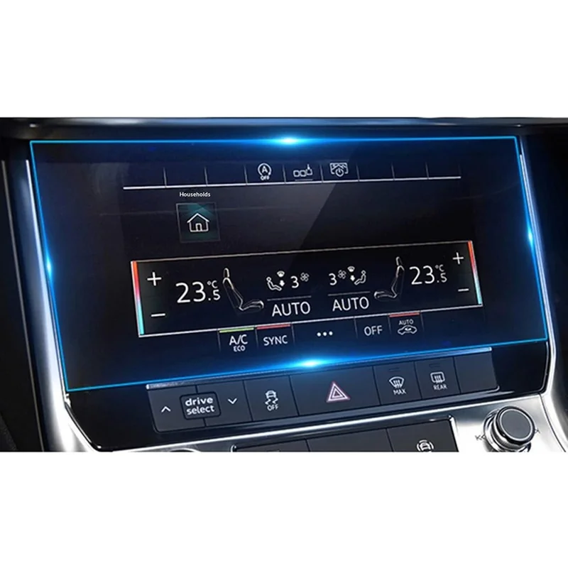 Закаленная пленка для Q4 e-tron 40 / 50 / Q4 Sportback e-tron / Q5 e-tron MMI 2022-2024, защита экрана навигации 11,6 дюйма