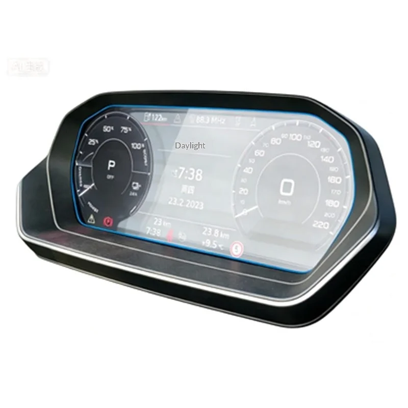 Защитная пленка для приборной панели Q4 e-tron 2022-2024, 10,25 дюйма, с защитой от отпечатков пальцев, закаленное стекло